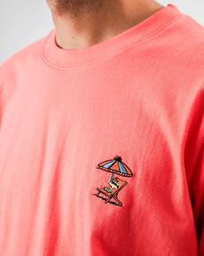 Peanuts Tropical T-shirt Red via Brava Fabrics