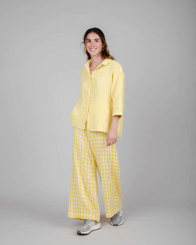 Lorena Weite Hose Lemon from Brava Fabrics