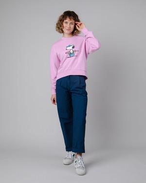 Peanuts Beach Sweatshirt Flieder from Brava Fabrics