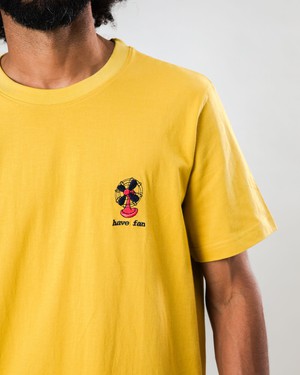Have Fan T-shirt Yellow from Brava Fabrics