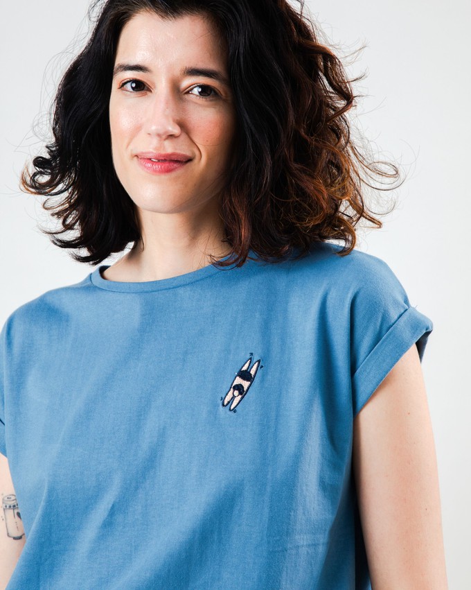 Just Swim Scoop Tee Cloud from Brava Fabrics