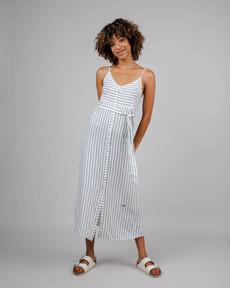 Mix Strap Dress Kale via Brava Fabrics