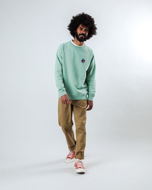Asis Percales Tigris Sweatshirt Green from Brava Fabrics