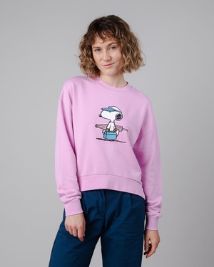 Peanuts Beach Sweatshirt Flieder from Brava Fabrics