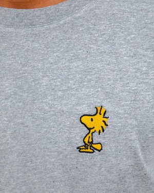 Peanuts Woodstock T-Shirt Grau from Brava Fabrics