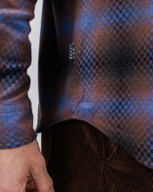Pixel Check Overshirt from Brava Fabrics