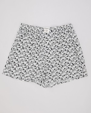 Peanuts B&W Baumwoll-Boxershorts Ecru from Brava Fabrics