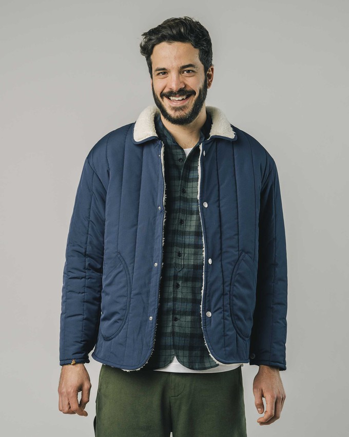 Padded Jacket Navy from Brava Fabrics