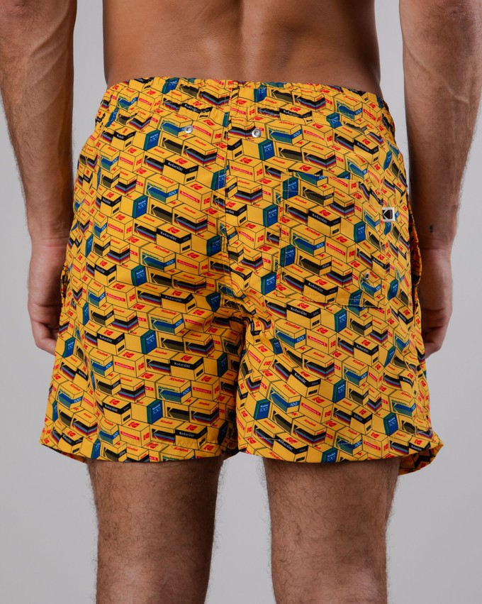 Kodak Film Badehose Gelb from Brava Fabrics