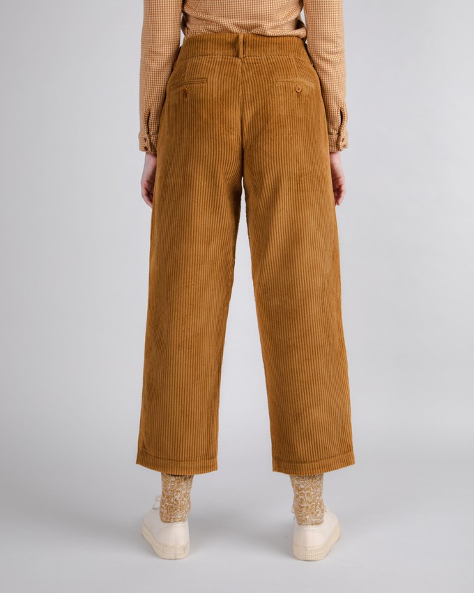 Cordhose mit Bundfalte Camel from Brava Fabrics