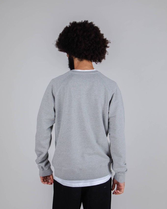 Playmobil Face Baumwoll-Sweatshirt Grau Melange from Brava Fabrics