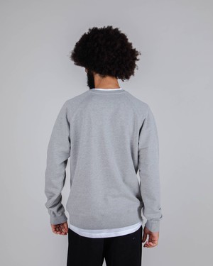 Playmobil Face Baumwoll-Sweatshirt Grau Melange from Brava Fabrics
