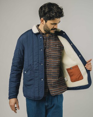Gefütterte Jacke Navy from Brava Fabrics