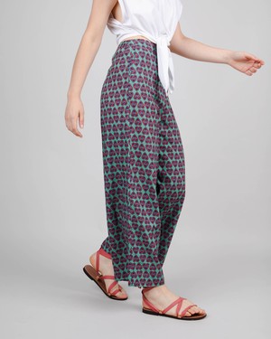 Asis Percales Heart Weite Hose Light Morera from Brava Fabrics