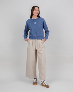 Peanuts Everybody’s in a Hurry Sweatshirt Indigo from Brava Fabrics