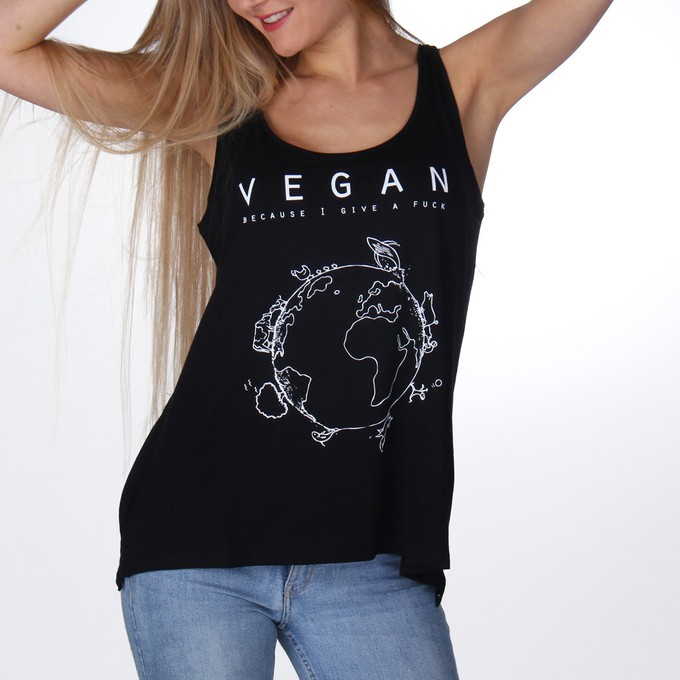Vegan Planet - Tencel Top from By Monkey