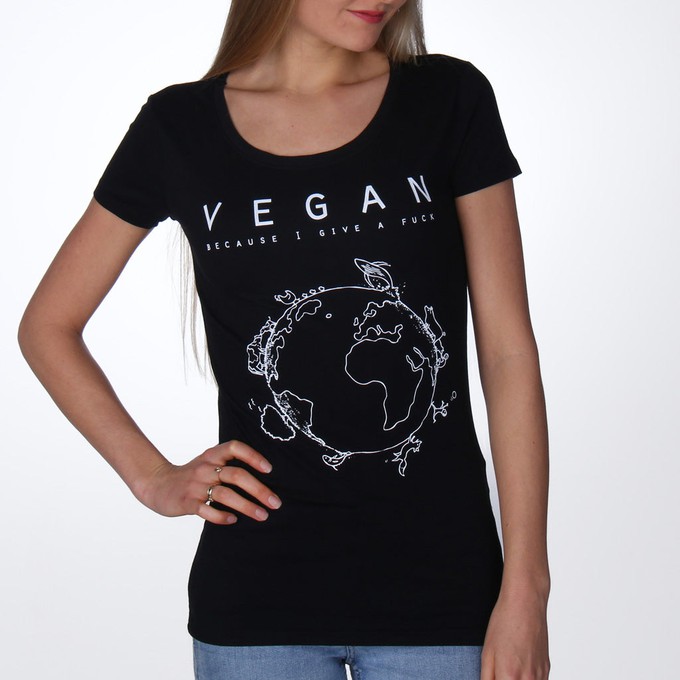 Vegan Planet - Fitted T-Shirt from By Monkey