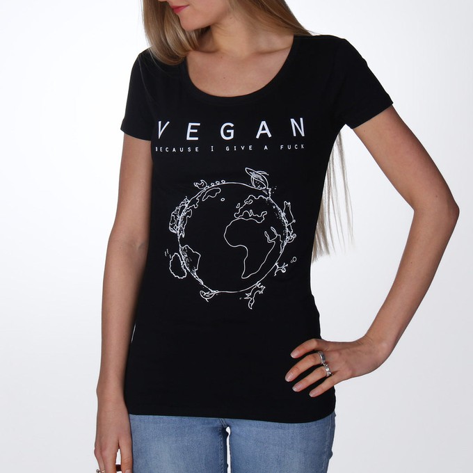 Vegan Planet - Fitted T-Shirt from By Monkey