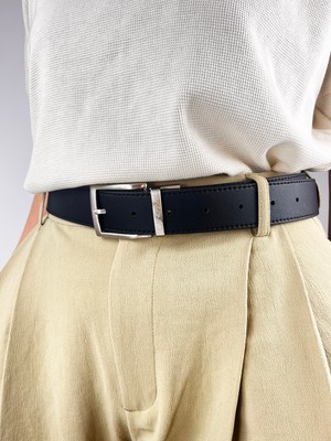 Reverse reversible belt – Black/Red from CANUSSA