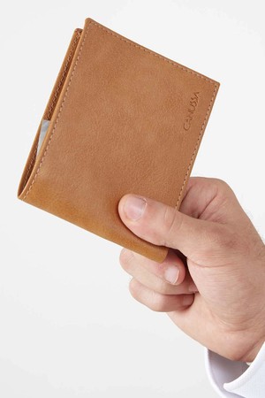 Slim wallet - Camel from CANUSSA