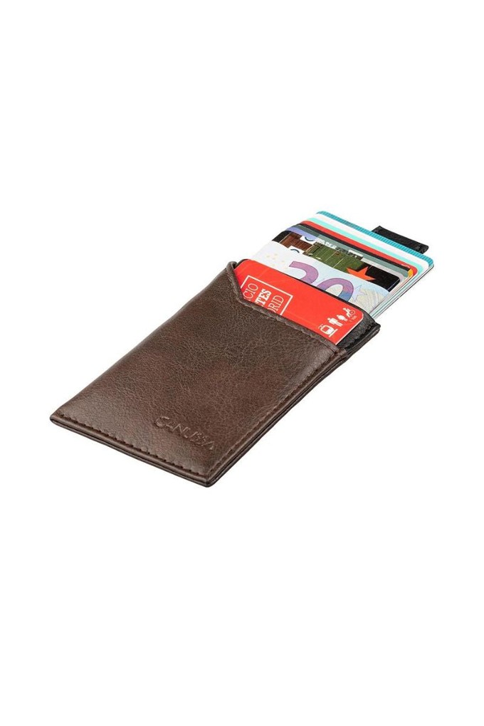 Slim card holder - Brown/Black B2B from CANUSSA
