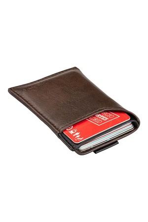 Slim card holder - Brown/Black B2B from CANUSSA