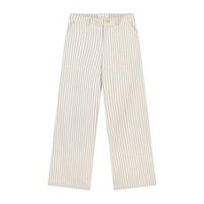 Wide legged Trousers Cotton Stripe via Charlie Mary
