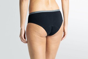 Essence Grey Period panty with organic cotton from Cocoro