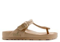 thies 1856 ® Ecofoam Thong Sandal vegan bronze via COILEX