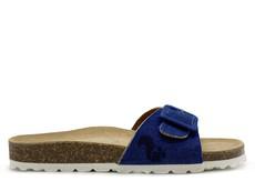thies 1856 ® Rec Denim Strap Sandal vegan denim blue (W/X) via COILEX