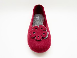 thies 1856 ® Recycled PET Ballerina vegan bordeaux from COILEX