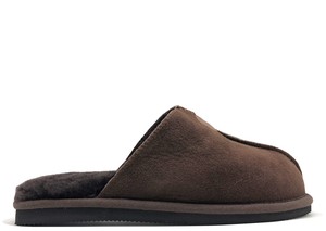 thies 1856 ® Sheepskin Grumpy Dad Slipper dark brown (M) from COILEX