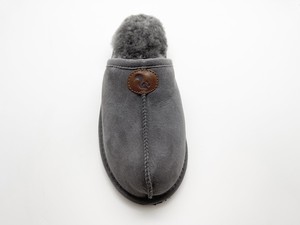 thies 1856 ® Sheepskin Grumpy Dad Slipper dark grey (M) from COILEX