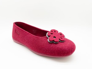 thies 1856 ® Recycled PET Ballerina vegan bordeaux from COILEX