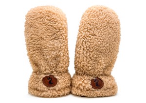 thies 1856 ® Sheepskin Gloves / Mittens beige from COILEX