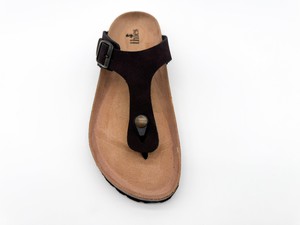 thies 1856 ® Eco Bio Thong Sandal vegan dark brown from COILEX