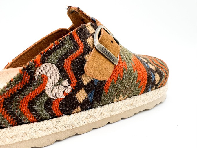 thies 1856 ® Eco Bio Yosemite Clog vegan red blue (W/M/X) from COILEX