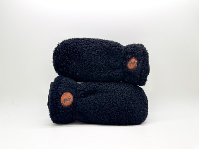 thies 1856 ® Sheepskin Gloves / Mittens black from COILEX