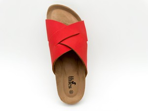 thies 1856 ® Eco Bio Cross Sandal vegan coral (W/X) from COILEX