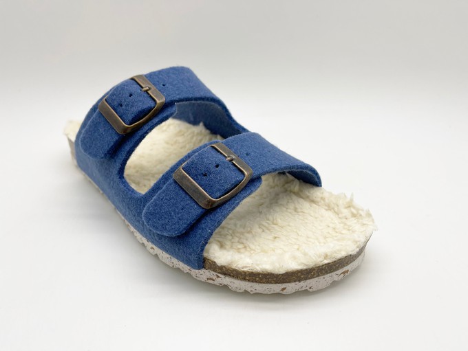 thies 1856 ® Recycled Plush PET Bio Sandal vegan ocean (W/X) from COILEX