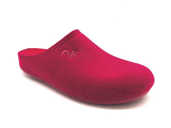 thies 1856 ® Recycled PET Slipper vegan bordeaux (W/M) from COILEX