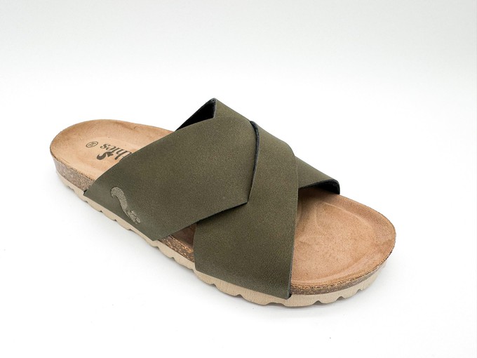 thies 1856 ® Eco Bio Cross Sandal vegan seaweed (W/X) from COILEX