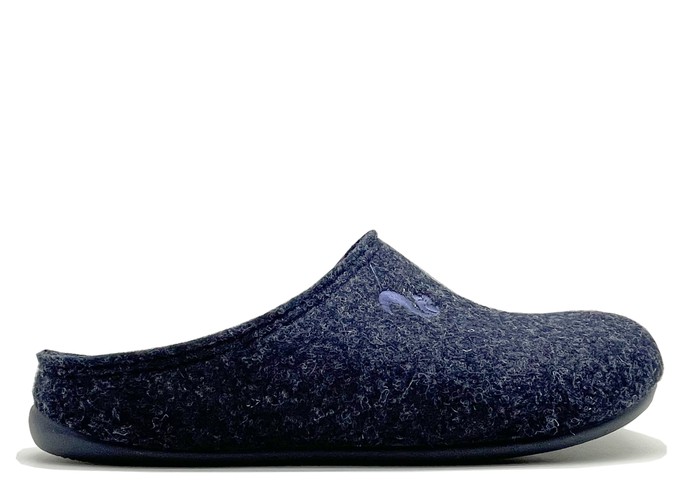 thies 1856 ® Recycled PET Slipper vegan dark navy (W/M/X) from COILEX