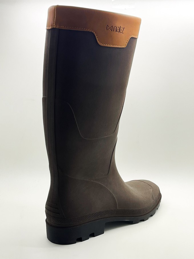 nat-2™ Rugged Prime Bully coffee (M) | 100% waterproof rainboots from COILEX