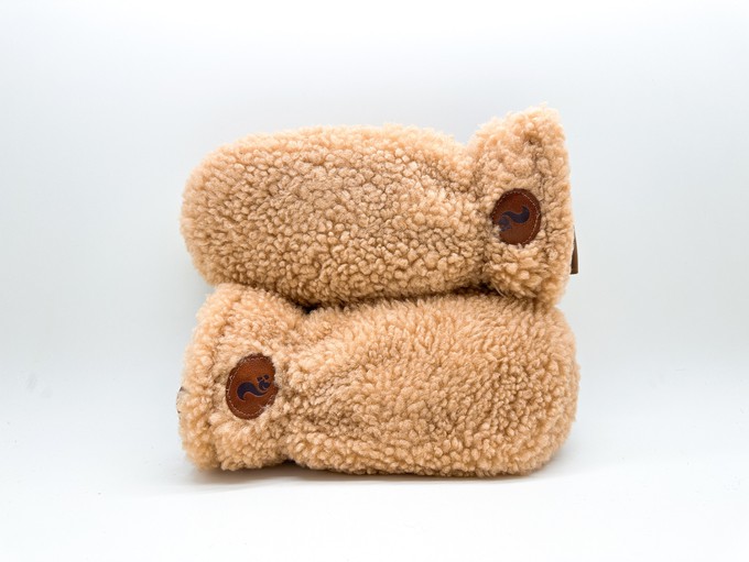 thies 1856 ® Sheepskin Gloves / Mittens beige from COILEX