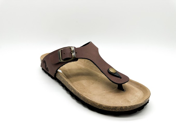 thies 1856 ® Eco Bio Thong Sandal vegan chocolate (W/M/X) from COILEX