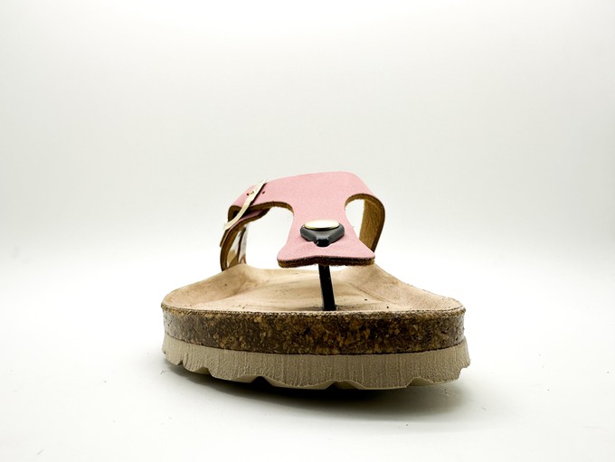 thies 1856 ® Eco Bio Thong Sandal vegan pink grapefruit (W/X) from COILEX