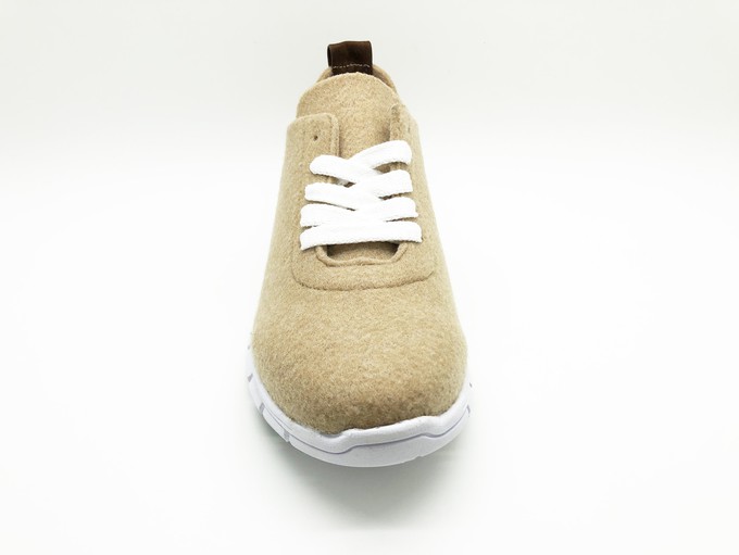 thies ® PET Sneaker camel | vegan aus recycelten Flaschen from COILEX