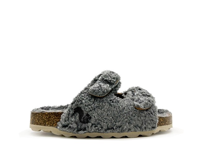 thies 1856 ® Kids Organic Teddy Sandal wolf grey (K) from COILEX