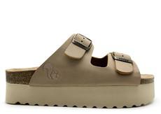 thies 1856 ® Eco Bio Plateau Sandal vegan creme (W/X) via COILEX